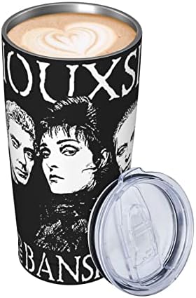 Siouxsie i Banshees pojas nehrđajući čelik izolirana putnička kava šalica s poklopcima i slamkama dvostruki zidni vakuum
