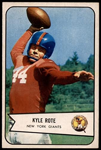 1954. Bowman 7 Kyle Rote New York Giants-FB ex Giants-FB SMU