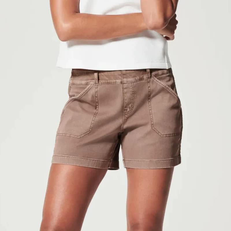 Atletske kratke hlače za žene ispružene modno svestrane kratke hlače s džepom plus size casual trening kratke hlače ženske