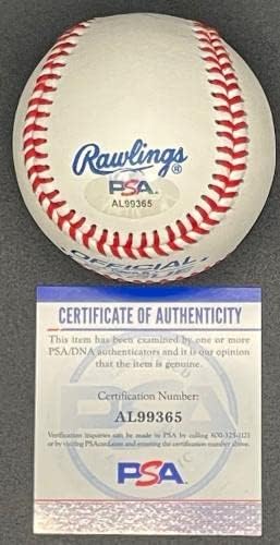 Dan Jennings potpisao je bejzbol PSA/DNK Autographed - Autografirani bejzbols