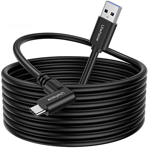 Kabel Uiwhsow Link 16 metara / 5 m, kompatibilan s Oculus Quest 2, kabel USB3.0 A - USB Type C sa оплеткой pod kutom od 90