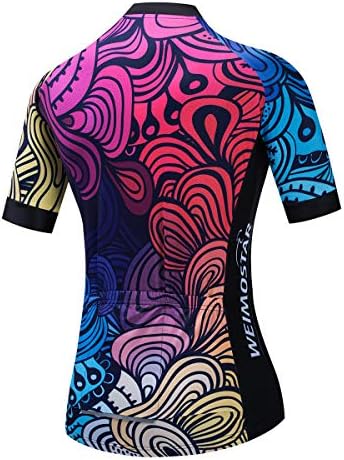 PSPORT Ženski biciklistički dres kratkih rukava s kratkim rukavima vrhovi brza suha košulja za bicikliste cesta biciklistička