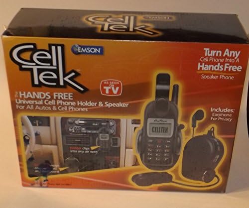 Kao što se vidi na TV ćeliji Tek Emson Hands Free Universal Mobit Telefon Halder & Speaker