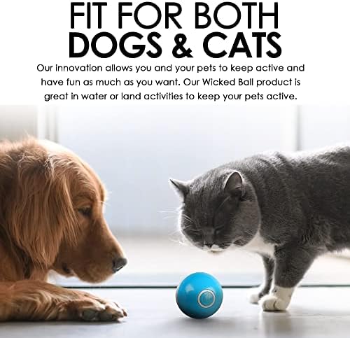 Plava košarica automatizirana kuglica za kućne ljubimce, držite svoje pse/mačke interaktivne cijeli dan | Anti-upet