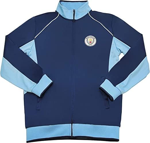 Icon Sportska zamjena za mlade za Manchester City jaknu s patentnim zatvaračem