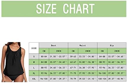2-dijelni Ženski kupaći kostimi za kontrolu trbuha, Gornji dijelovi i kratke hlače sportski Cvjetni print bikini s visokim