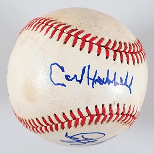 Carl Hubbell & Lefty Gomez potpisao je bejzbol - CoA JSA - Autografirani bejzbol