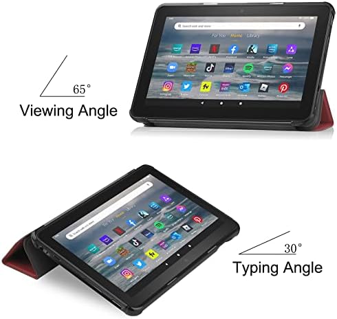 Slučaj za tablet za računalo kompatibilan s Kindle Fire 7, trostruki pametni futrola za tablete, tvrda PC SLUGE SLED CASE