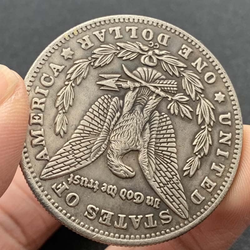 1878. Wandering Coins Mesing Old Silver Medals igraju bakrene srebrne kovanice komemorativne čarobne kovanice