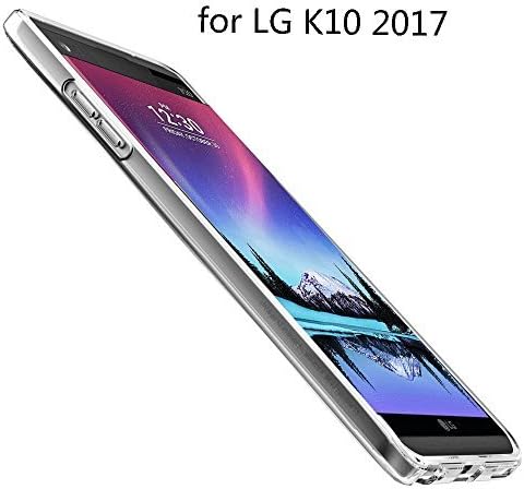 Slučaj LG K20 Plus, LG K20V K20 V slučaj, slučaj LG Harmony, K10 2017/LG V5/Grace LTE Clear, Skmy Soft TPU Crystal Transparent