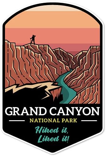 Squiddy Grand Canyon Nacionalni park planinario ga je - naljepnica vinilne naljepnice za telefon, laptop, boca s vodom