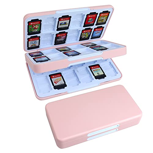 48 Slučaj za igru ​​za Nintendo Switch OLED/Switch/Switch Lite, 48 Slučaj za držač igara za Switch Game kartice i 48 SD kartica,