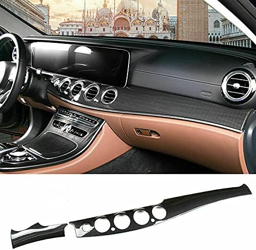 Hageza Carbon Fiber ABS Centralna kontrolna ploča Nadzorna ploča Dekorativni poklopac za Mercedes Benz E Class W213 -2020