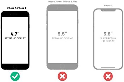 Priterbox Commuter Series za iPhone SE i iPhone 8/7 - Maloprodajna ambalaža - Plum Way