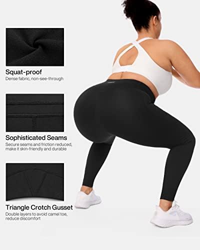VFUS Podizanje guzice za vježbanje visokog struka za žensku kontrolu trbuha s džepovima ne vidi kroz joga hlače plus veličina