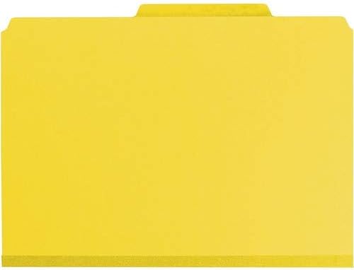 Mape s debelim kartonom s dvije džepne pregrade 9 šest odjeljaka žute 10 / kutija kategorija proizvoda: prijenosne mape datoteka
