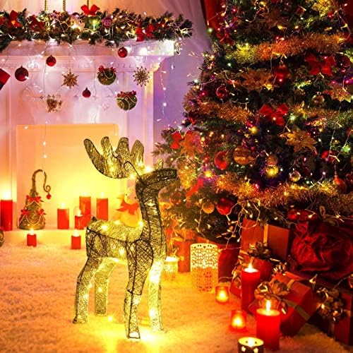 Svjetlosni baloni za djecu za djecu božićni ukrasi kovani jeleni božićni jelen užareni jeleni home božićni ukrasi na otvorenom