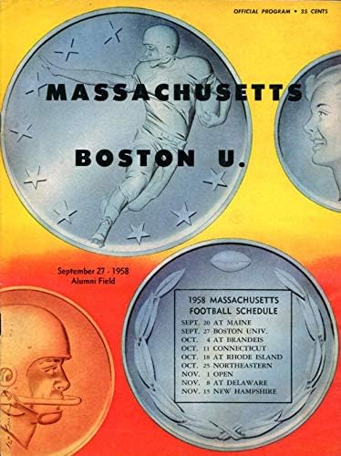 1958. UMass Minutemen v Boston University Terijeri nogometni program - fakultetski programi