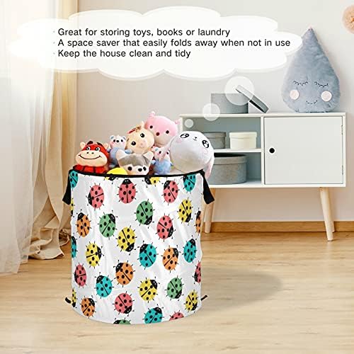 Životinjska bubama pop up up rublje rublje s poklopcem sklopiva košarica za skladištenje srušena torba za pranje rublja za