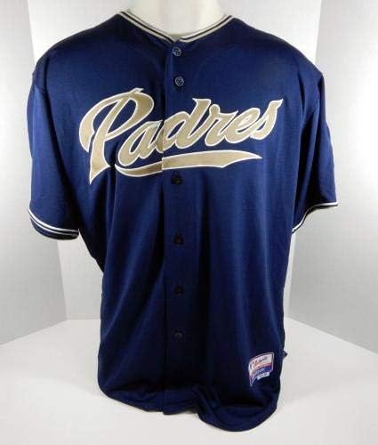 San Diego Padres Kenny Baugh 34 Igra je izdana mornarički Jersey - Igra korištena MLB dresova