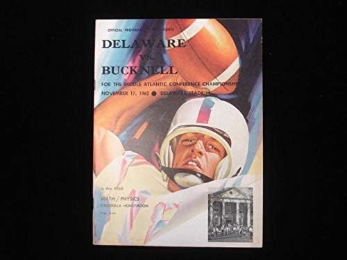 17. studenog 1962. Sveučilište u Delawareu protiv Bucknell nogometnog programa Ex -MT - fakultetski programi