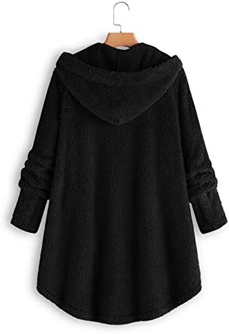 Ženski kaput od PU kože, ležerni reverzibilni krzneni kaputi od PU kože, topla zimska gornja odjeća, jakne s džepovima