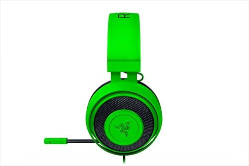 Analogne slušalice za igranje s uvlačivim mikrofonom za PC, bumbar i bumbar 4, zelene
