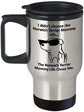 Norwich terijer mama za putnička šalica