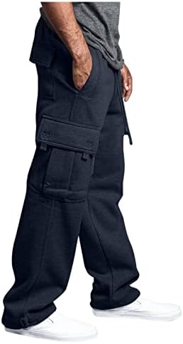 Diyago teretni hlače za muškarce Stilske modne ravno casual jogger trening Sportske hlače s višestrukim kukačima redovne