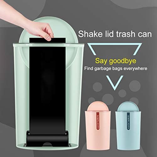 Kanta za smeće okrugla plastična rotirajuća kanta za smeće za kupaonicu kanta za smeće za spavaću sobu kanta za smeće za