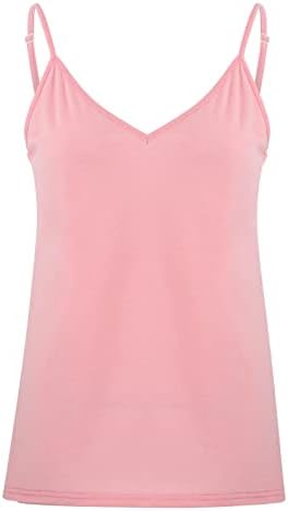 2023 odjeća bez rukava V vrat Cotton Basic Lounge Top Majica za djevojčice labave košulje ljetne jesen žene 1M 1M 1M