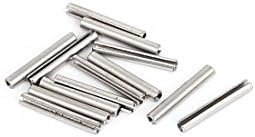 Aexit m1.5x12mm 304 stezaljke od nehrđajućeg čelika Split Spring Roll Pins Pins Skap stezaljke učvršćivače 10pcs
