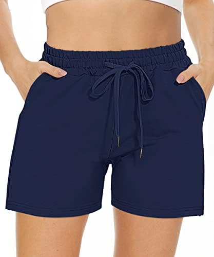 Tarse ženske znojne kratke hlače ljetne povremene udobne atletske kratke hlače s elastičnim pamučnim hlačama s džepovima