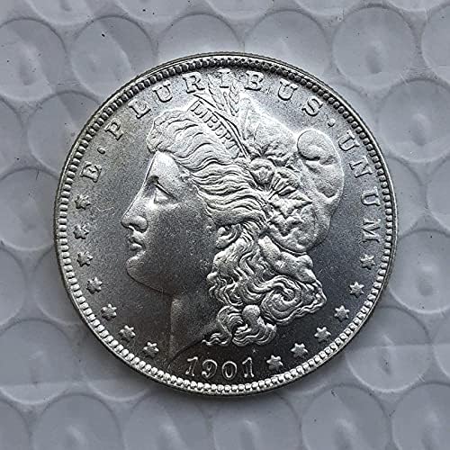 1901p Verzija Sjedinjenih Država morgan kovanica replika komemorativna kovanica zanatske komoralne prikupljanje kovanica