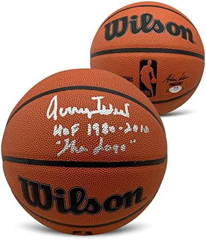 Jerry West Autographed NBA replika pune veličine Potpisana košarkaška Hof 1980 Logo PSA - Košarka s autogramom