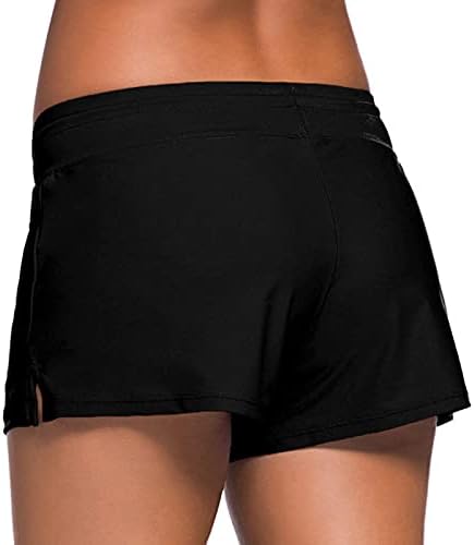 Cfklopgg crne gaćice za plivanje za žene s visokim strukom, plivanje kratke hlače, žena kontrola trbuha plaža prekrivaju