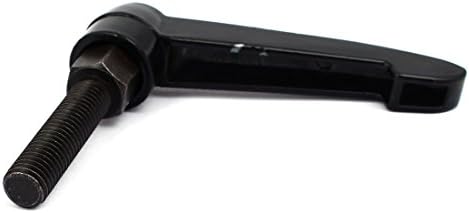 Aexit m12x50 mm navojni kuglični gumbi za podešavanje ručice ručice ručice strojevi muški kuglični gumbovi crni