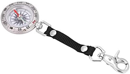 Compass cink legura kampiranje planinarski prijenosni džepni sat kompas s privjesom za ključeve za vanjski pribor