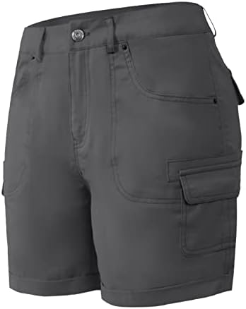 Ženske solidne kratke teretne hlače Summer labavi više džepova Teretne trenirke Lagane planinarenje brze suhe kratke kratke