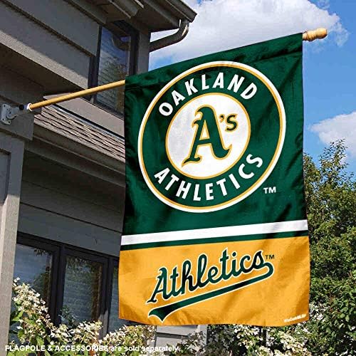 Oakland Athletics dvostrana kuća zastava