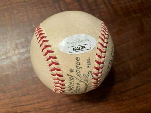 Stan Musial St. Louis Cardinals Vintage Giles Single potpisani bejzbol JSA - Autografirani bejzbols