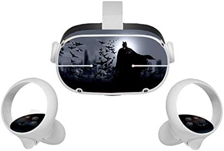 Amala Naidu Dark Knight Movie Oculus Quest 2 VR slušalice i Kontroler Skin, vinilna naljepnica koža za VR slušalice i kontrolera,