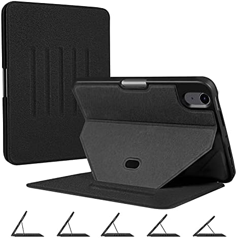 Slučaj za iPad Mini 6 - Poklopac tableta za magnetsku stanicu Domeun za iPad Mini 6 2021 - Smart lagana futrola s kutovima
