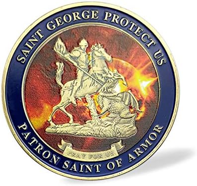 St. George Patron SAINT OFMOR SAVENT US SWAT POLICIJSKI IZAZOVNI KOLEKTIVI KOLEKSIJA UMJETNOSTI