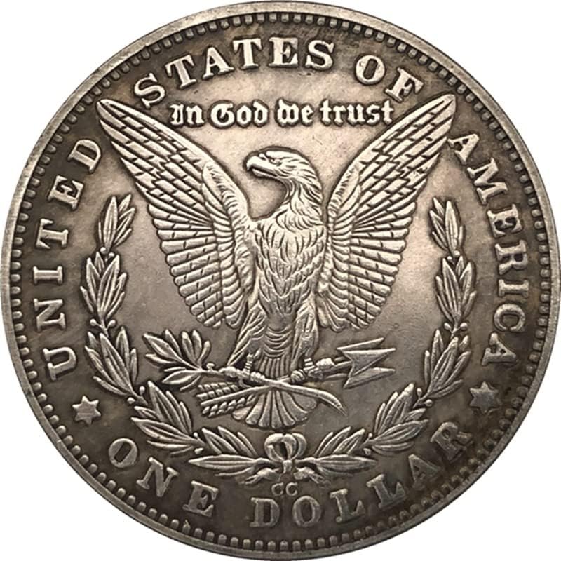 38 mm Antique Silver Dollar Coin American Morgan Tramp Coin 1879cc Craft 150