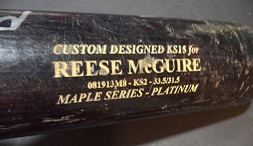 Reese McGuire Pittsburgh Pirates potpisala je autograpd Victus Game rabljeni bat w/coa a