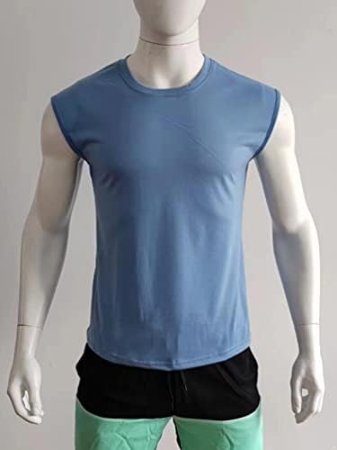 Tiaobug muške ležerne košulje bez rukava ruganje kornjače turtleneck pulover vrhovi donji prsluk vrhovi prsluka