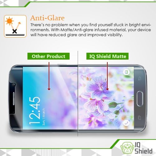 Iqshield Matte Koža s cijelim tijelom kompatibilna sa Samsung Galaxy S23 Ultra 5G, uključuje zaštitnicu zaslona protiv zaslona