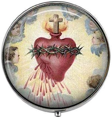Sveto srce Isusa Krista srce katoličkog Srca Isusova-umjetnički foto papir za tablete-šarmantna kutija za tablete-staklena