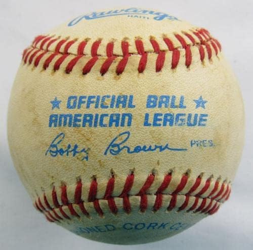 Tommy John Bobby Grich potpisao je autograf Rawlings Baseball B88 - Autografirani bejzbols